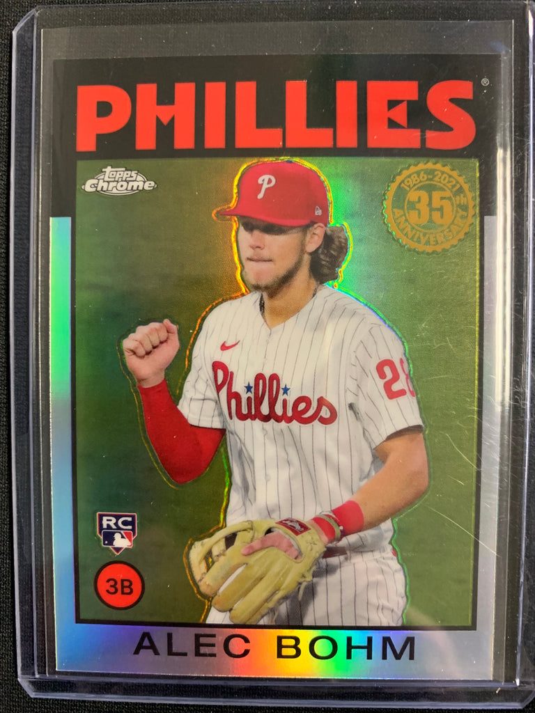 2021 TOPPS CHROME BASEBALL #86BC-14 PHILADELPHIA PHILLIES - ALEC