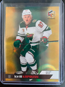 2020-21 UPPER DECK EXTENDED HOCKEY #HG-1 MINNESOTA WILD - KIRILL KAPRIZOV GOLD HOLOGR-FX ROOKIE CARD