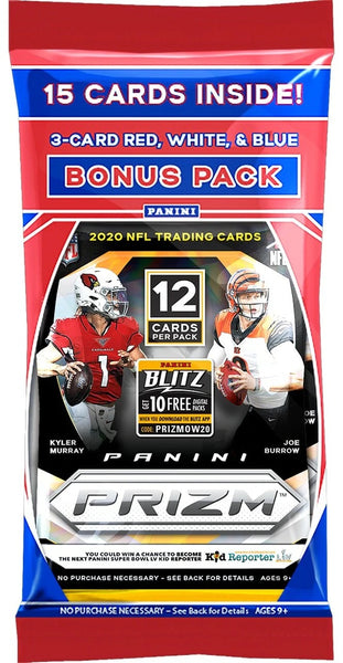 2020 PANINI PRIZM NFL FOOTBALL CELLO FAT PACKS