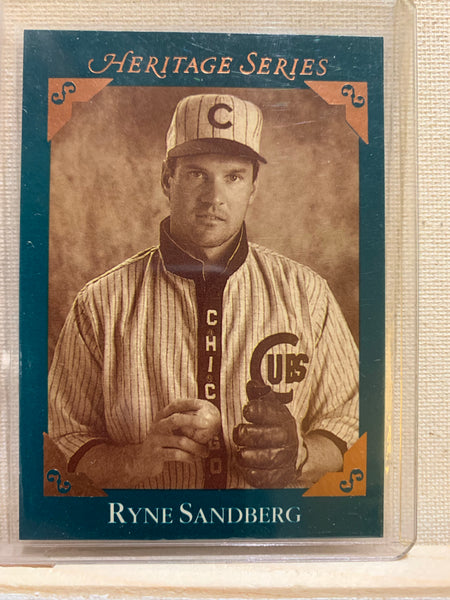 1992-93 LEAF BASEBALL #BC-1 - RYNE SANDBERG HERITAGE SERIES CARD RAW