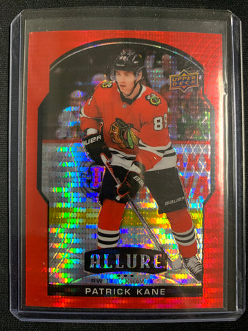 2020-21 UPPER DECK ALLURE HOCKEY #60 CHICAGO BLACKHAWHS - PATRICK KANE RED RAINBOW PARALLEL