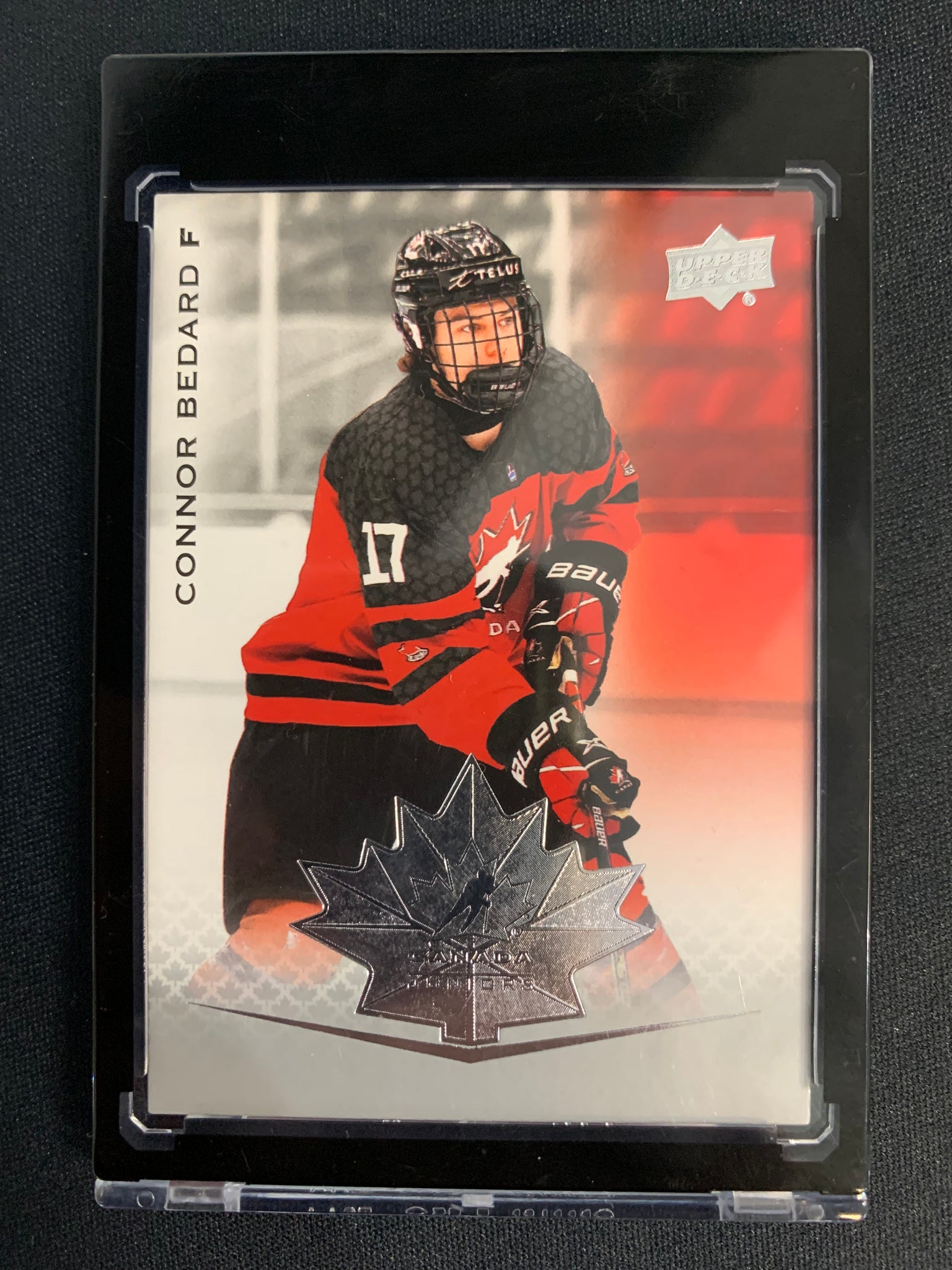 2021 UPPER DECK TEAM CANADA JUNIORS HOCKEY #32 - CONNOR BEDARD BASE