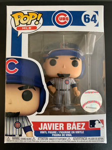 FUNKO POP MAJOR LEAGUE BASAEBALL STARS - 64 JAVIER BAEZ - CHICAGO CUBS