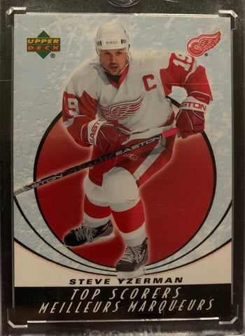 2005-06 MCDONALDS HOCKEY #TS6 DETROIT RED WINGS - STEVE YZERMAN TOP SCORERS CARD RAW