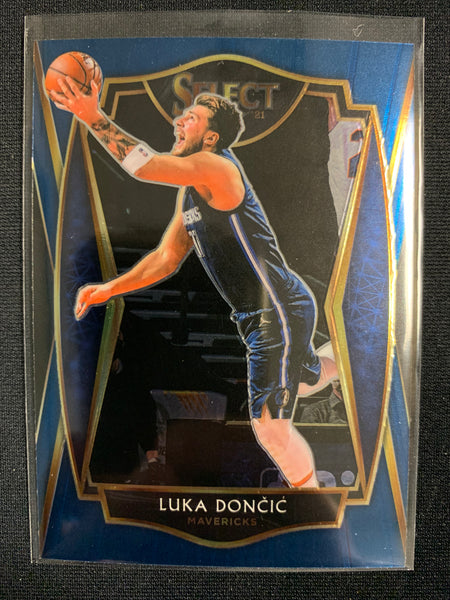 2020-2021 PANINI SELECT NBA BASKETBALL DALLAS MAVERICKS - LUKA DONCIC -  2 CARD LOT