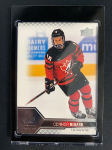 2022 UPPER DECK TEAM CANADA JUNIORS HOCKEY #2 - CONNOR BEDARD BASE