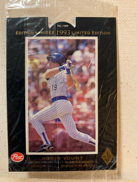 1993-94 BASEBALL #6 OF 18 - ROBIN YOUNT 1993 POST CEREAL LIMITED EDITI –  Mint Sports Cards & Collectibles