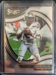 2021 PANINI CHRONICLES DRAFT PICKS FOOTBALL #259 CHICAGO BEARS - JUSTIN FIELDS CHRONICLES SELECT ROOKIE CARD