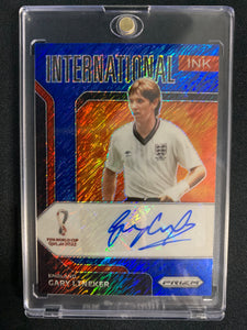 2022 PANINI PRIZM FIFA WORLD CUP QATAR SOCCER #I-GL - ENGLAND - GARY LINEKER INTERNATIONAL INK AUTO