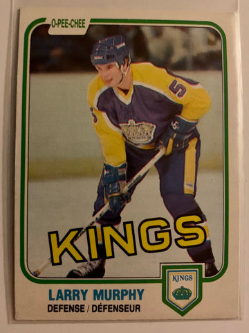 1981-82 O-PEE-CHEE HOCKEY #148 LOS ANGELES KINGS - LARRY MURPHY ROOKIE CARD RAW