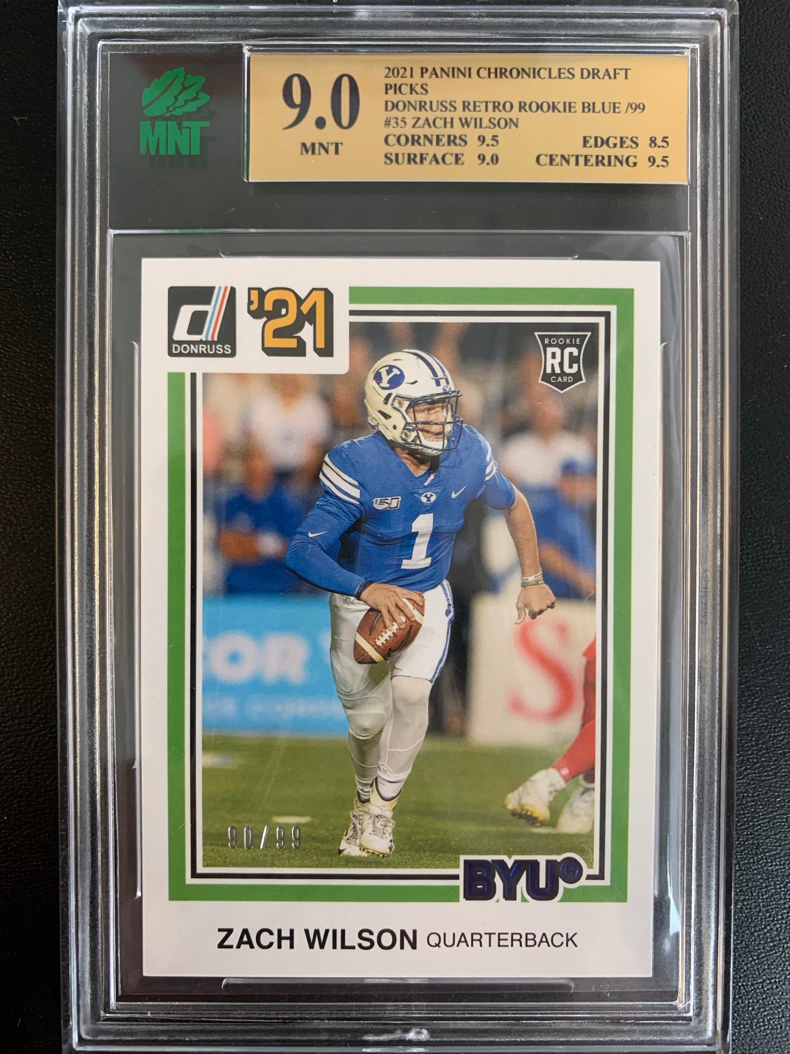 2021 PANINI CHRONICLES DRAFT PICKS FOOTBALL #1 NEW YORK JETS