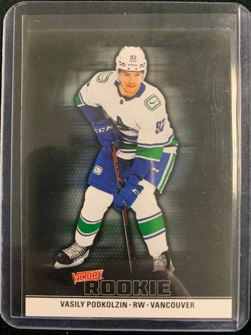 2021-22 UPPER DECK NATIONAL HOCKEY CARD DAY #V-22 VANCOUVER CANUCKS - VASILY PODKOLZIN SP VICTORY ROOKIE