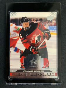 2022 UPPER DECK TEAM CANADA JUNIORS HOCKEY #78 - CONNOR BEDARD PRIDE OF THE PROGRAM