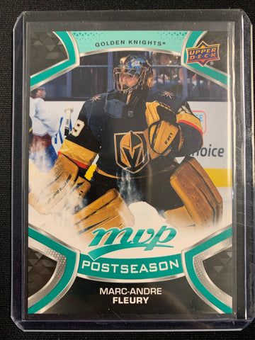 2021-22 UPPER DECK MVP HOCKEY #PS15 VEGAS GOLDEN KNIGHTS - MARC ANDRE FLEURY SSP POSTSEASON INSERT