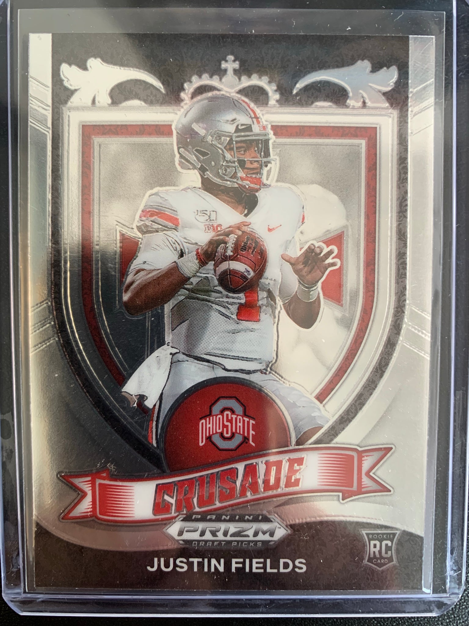 : Justin Fields 2021 Panini Prizm Draft Picks Crusade