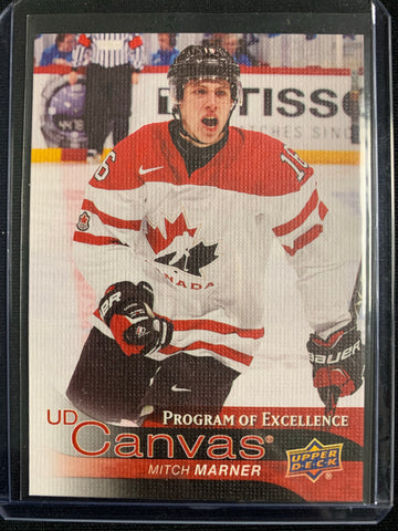 2016-17 UPPER DECK HOCKEY #C265 TORONTO MAPLE LEAFS - MITCH MARNER CANVAS PROGRAM OF EXCELLENCE ROOKIE CARD