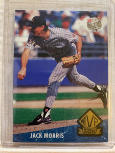 1992-93 FLEER ULTRA BASEBALL #1 OF 25 - JACK MORRIS WS MVP CARD RAW