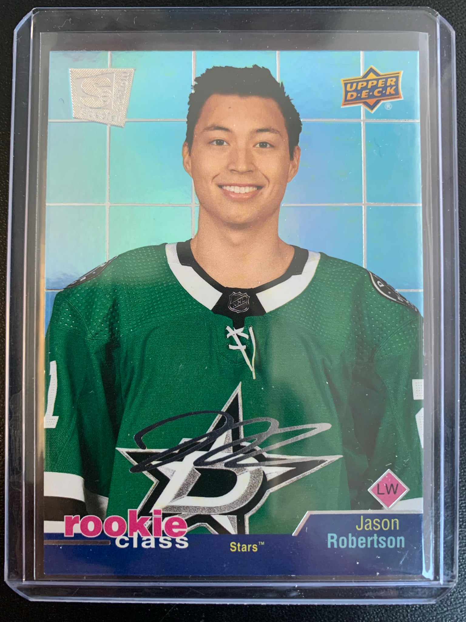 2020-21 UPPER DECK EXTENDED HOCKEY #RC-39 DALLAS STARS - JASON ROBERTSON ROOKIE CLASS INSERT ROOKIE CARD