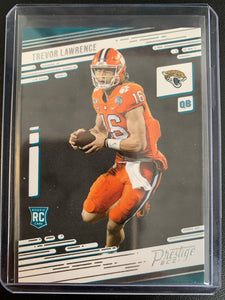 2021 PANINI PRESTIGE FOOTBALL #201 JACKSONVILLE JAGUARS - TREVOR LAWRENCE ROOKIE CARD