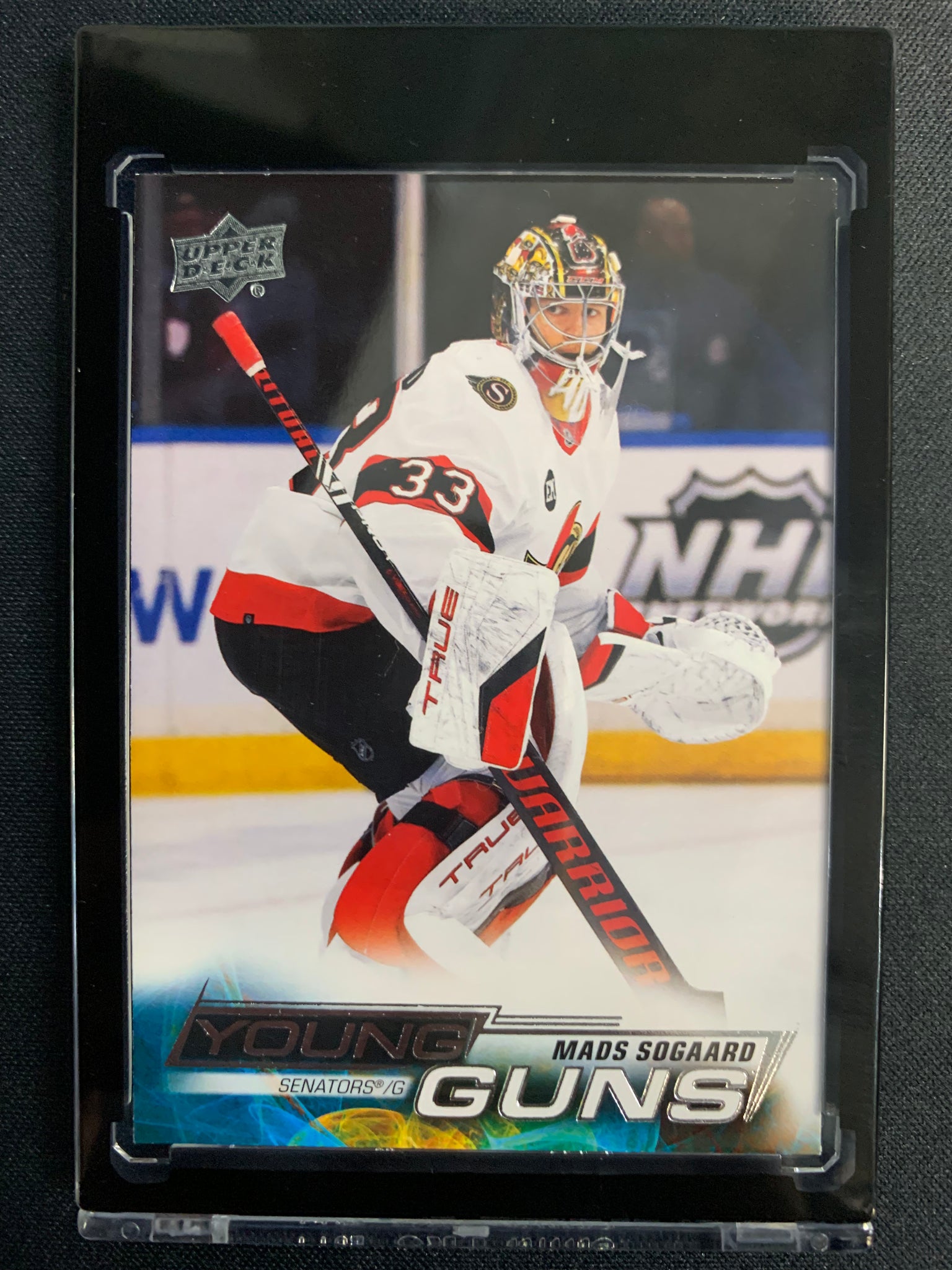 2022-23 UPPER DECK S1 HOCKEY #245 OTTAWA SENATORS - MADS SOGAARD YOUNG GUNS ROOKIE CARD - PACK FRESH!