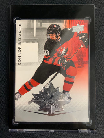 2021 UPPER DECK TEAM CANADA JUNIORS HOCKEY #41 - CONNOR BEDARD BASE