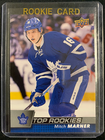 2017-18 UD MJ HOLDINGS HOCKEY #R-2 TORONTO MAPLE LEAFS - MITCH MARNER TOP ROOKIES