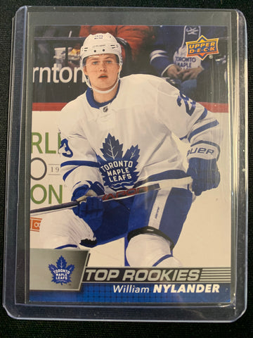 2017-18 UPPER DECK MJ HOLDINGS HOCKEY #R-4 TORONTO MAPLE LEAFS - WILLIAM NYLANDER TOP ROOKIES CARD