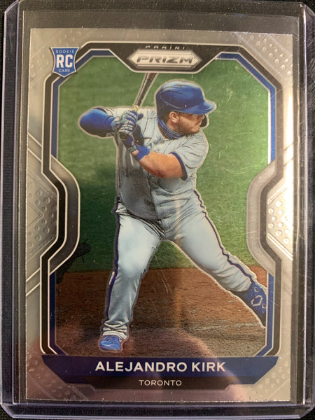 2021 PANINI PRIZM BASEBALL #169 TORONTO BLUE JAYS - ALEJANDRO KIRK BASE ROOKIE CARD