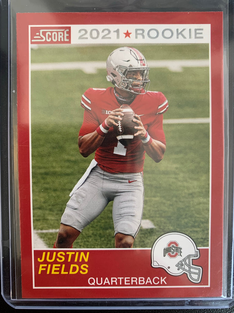 Justin Fields 2021 Panini Chronicles Draft Picks Rookie Card #2