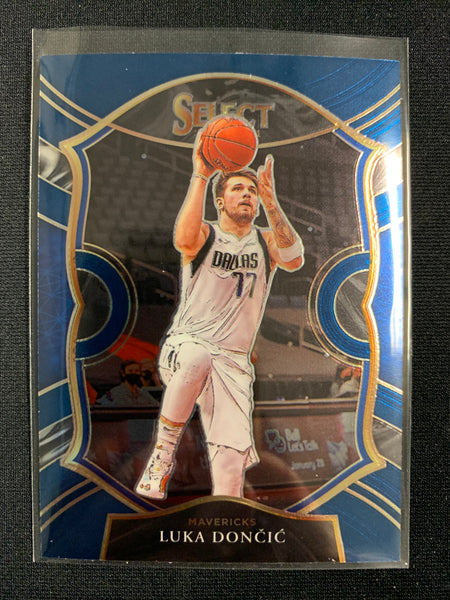 2020-2021 PANINI SELECT NBA BASKETBALL DALLAS MAVERICKS - LUKA DONCIC -  2 CARD LOT