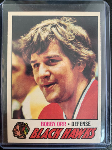 1977-78 O-PEE-CHEE HOCKEY #251 CHICAGO BLACKHAWKS - BOBBY ORR CARD