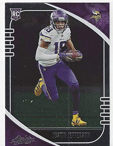 2020-21 PANINI ABSOLUTE FOOTBALL #168 MINNESOTA VIKINGS - JUSTIN JEFFERSON BASE ROOKIE CARD RAW