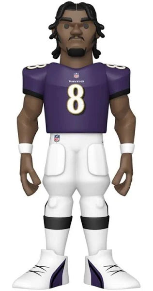 FUNKO GOLD NFL 12" LAMAR JACKSON PREMIUM VINYL FIGURE - CHRISTMAS BLOWOUT SALE!!!