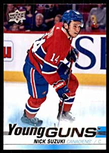 2019-20 UPPER DECK HOCKEY #471 MONTREAL CANADIENS - NICK SUZUKI YOUNG GUNS ROOKIE CARD